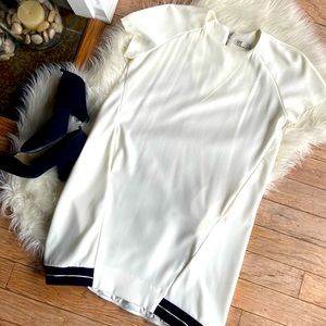 Zara Trafaluc Shift Dress with Knit Contrast